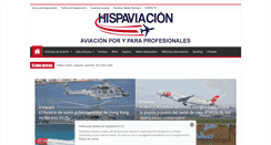 Desktop Screenshot of hispaviacion.es